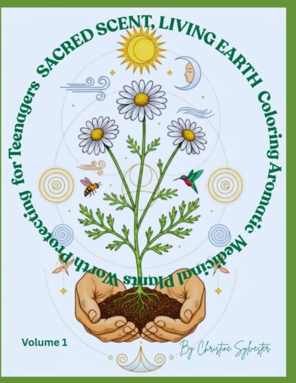 Sacred Scent, Living Earth: Coloring Aromatic and Medicinal Plants Worth Protecting for Teenagers (Aromatic plants coloring books for teenagers)